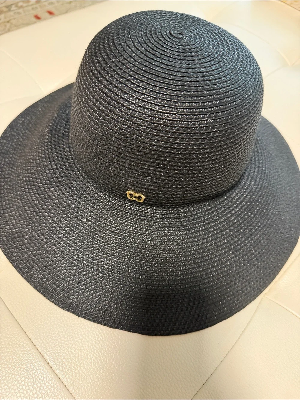 Eric Javits Hampton Straw Packable Hat - Picture 2 of 7